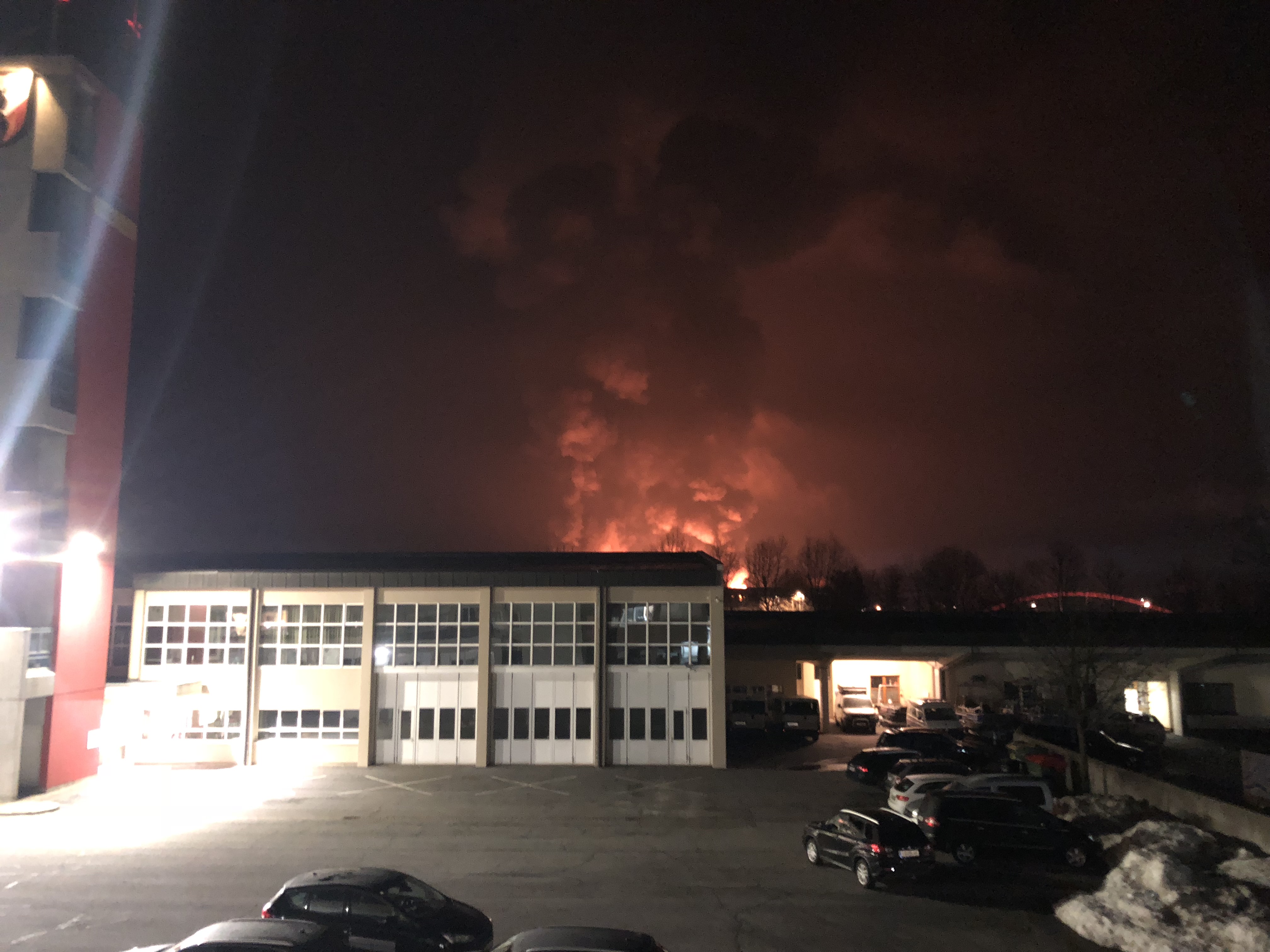 Blick von der Hauptfeuerwache Villach